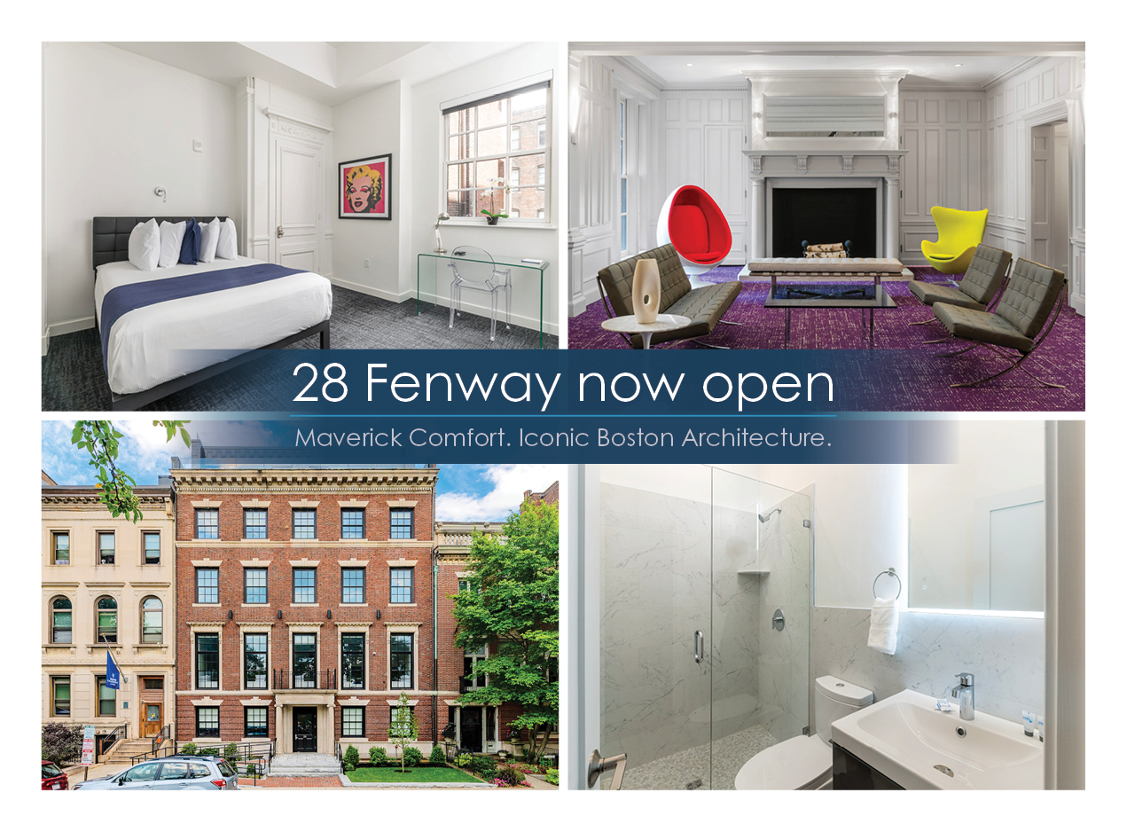 28 Fenway now open.
Maverick Comfort. Iconic Boston Architecture.