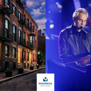 Stay with Maverick after Andrea Bocelli concert