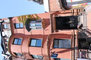 outside of 245 Newbury St Boston apartment building
